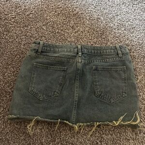 Fashion Nova Gray Mini Skirt